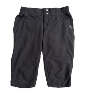 Mountain Hardwear Womens Capri Hiking Pants Size 2 Black Cropped